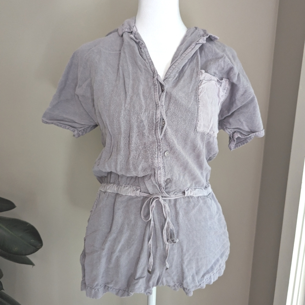 Young Fabulous & Broke Vintage washed Romper XS